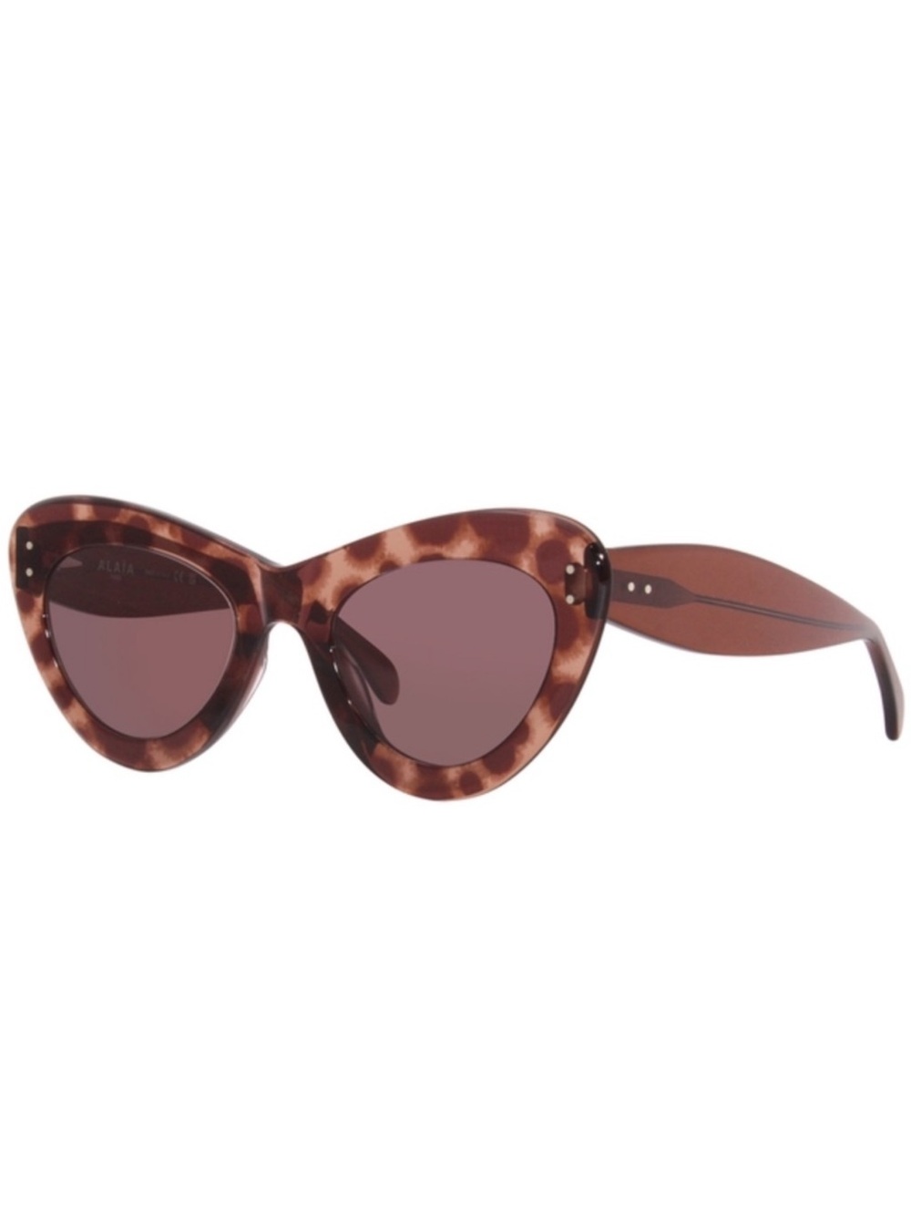 Alaia Brown Tortoiseshell Cat-Eye Sunglasses
